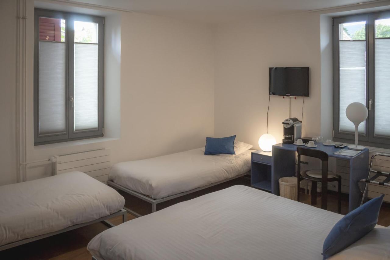 Au Boeuf Rouge Hotell Crassier Eksteriør bilde