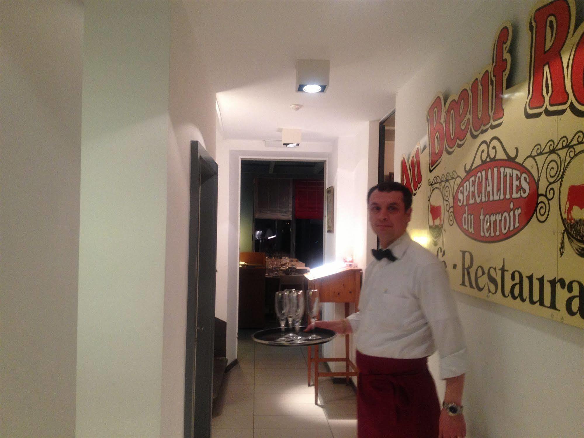 Au Boeuf Rouge Hotell Crassier Eksteriør bilde